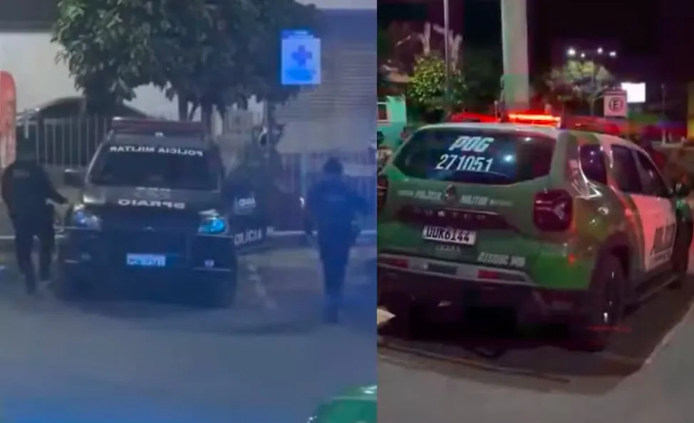 Suspeita foi presa após ameaçar policiais. — Foto: Imagens cedidas pelo Portal Verdade Ceará