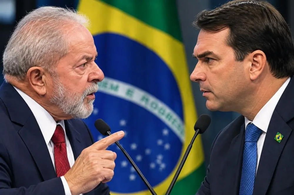 Mostra 51,56% a 48,44% nos votos válidos entre Flávio Bolsonaro e Lula